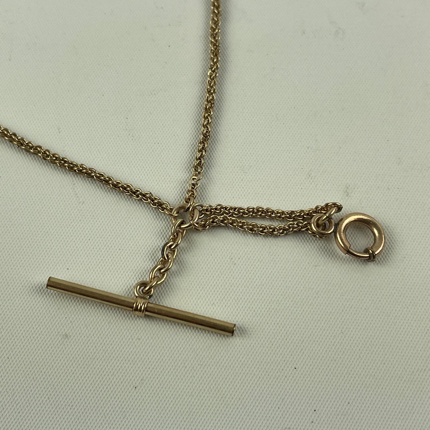 Feb Lot 138- Men’s YGF 8-Inch Vest Pocket Watch Chains