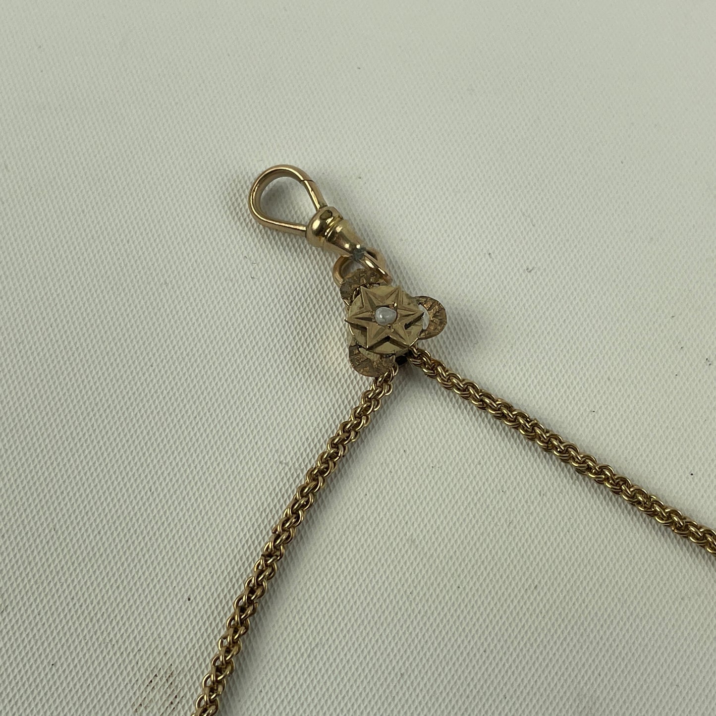 Feb Lot 138- Men’s YGF 8-Inch Vest Pocket Watch Chains