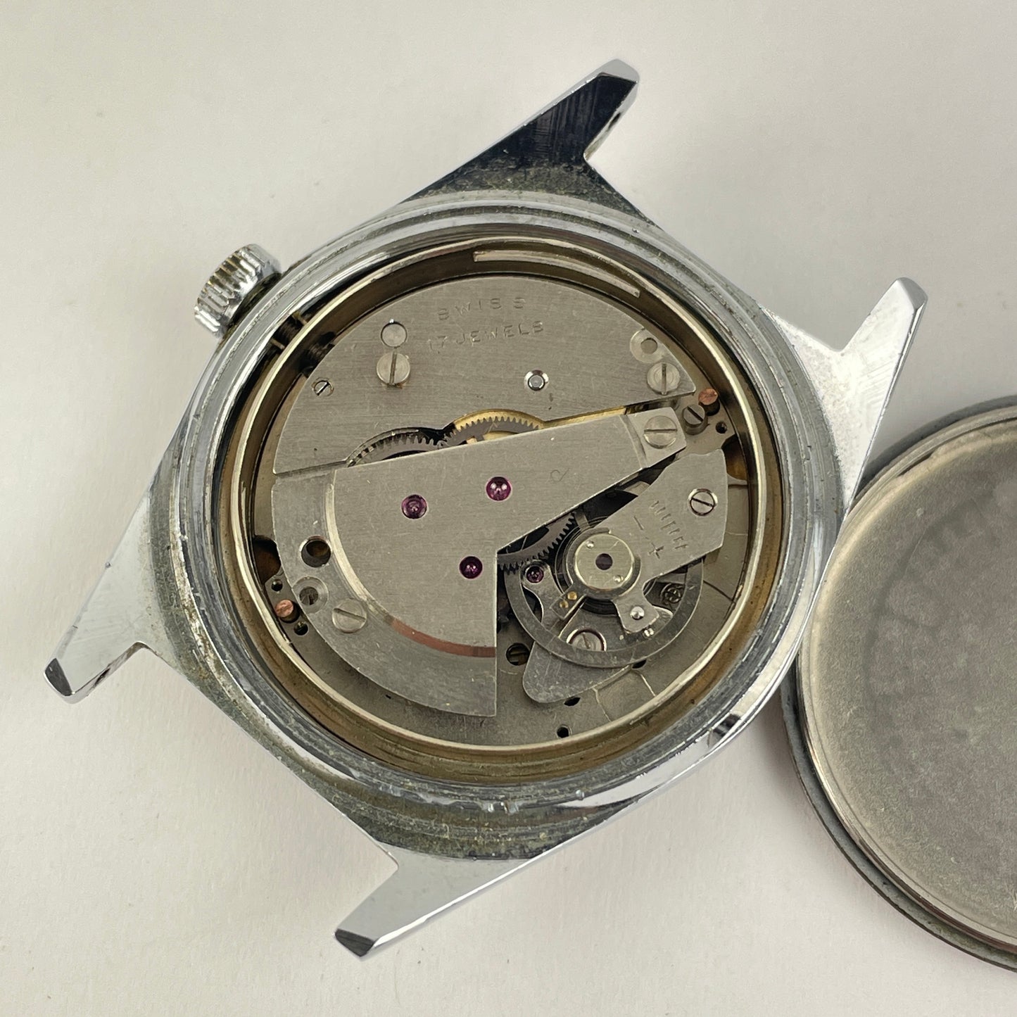 Feb Lot 111- Swiss Men’s Vintage Mechanical Round Wristwatches