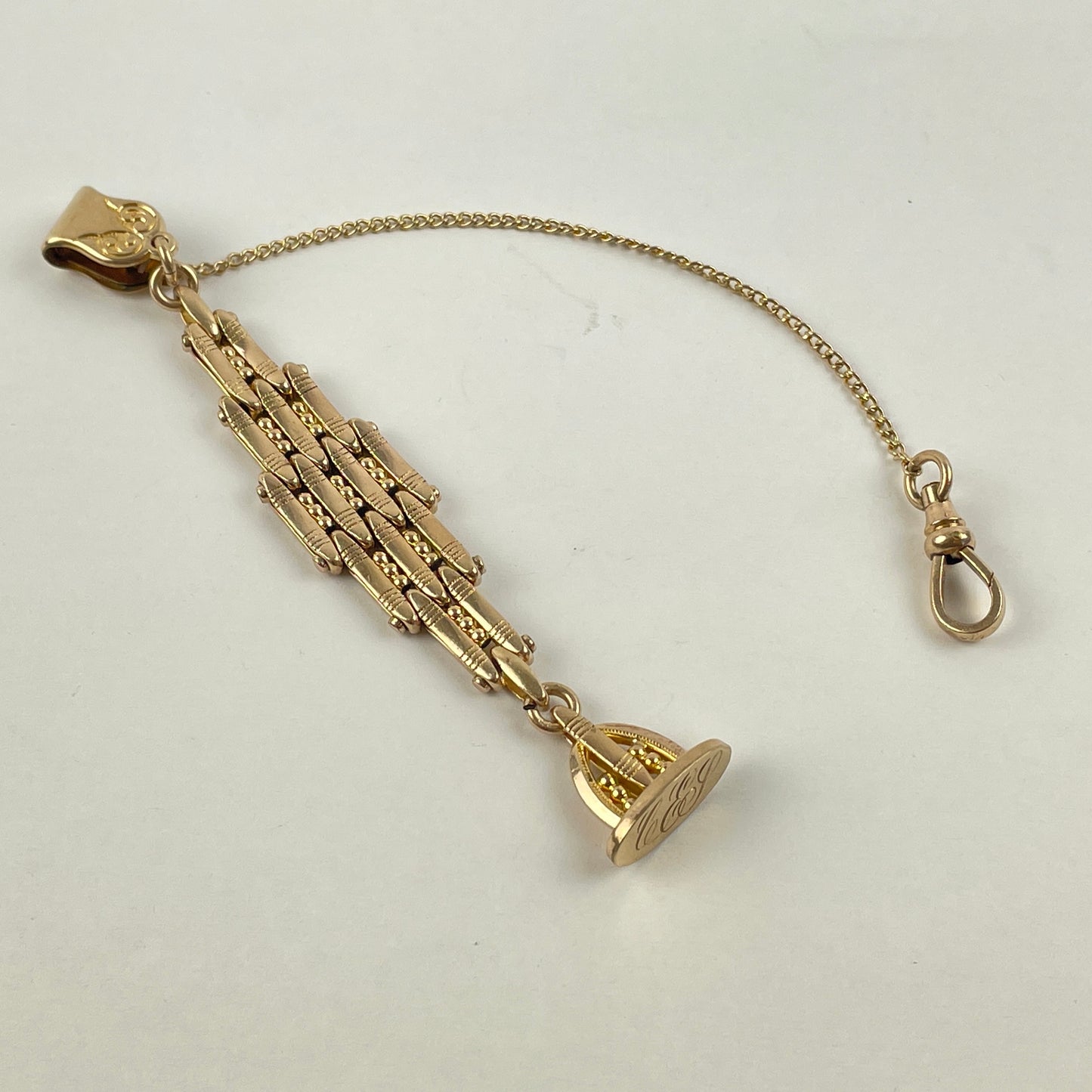 Feb Lot 113- Men’s Victorian Antique YGF Pocket Watch Fobs