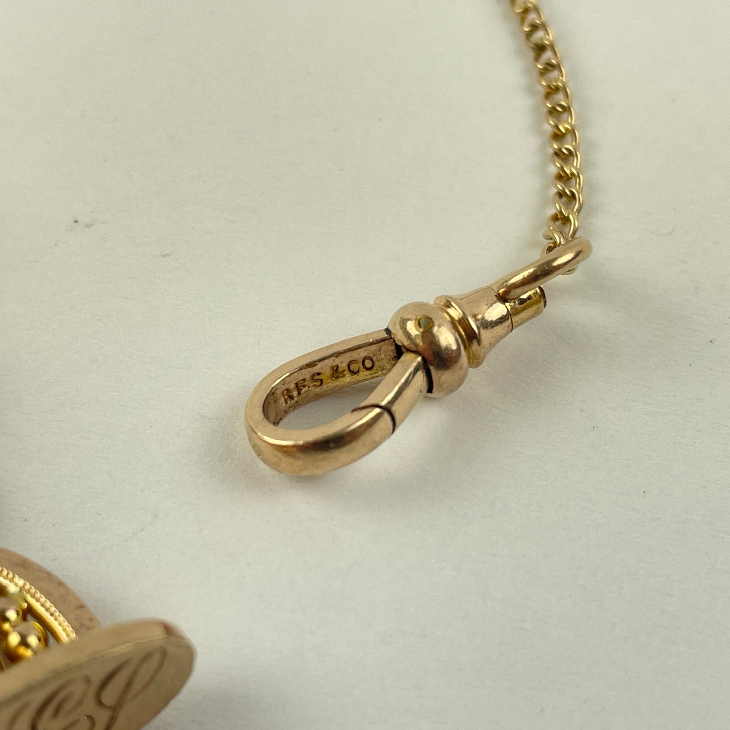 Feb Lot 113- Men’s Victorian Antique YGF Pocket Watch Fobs