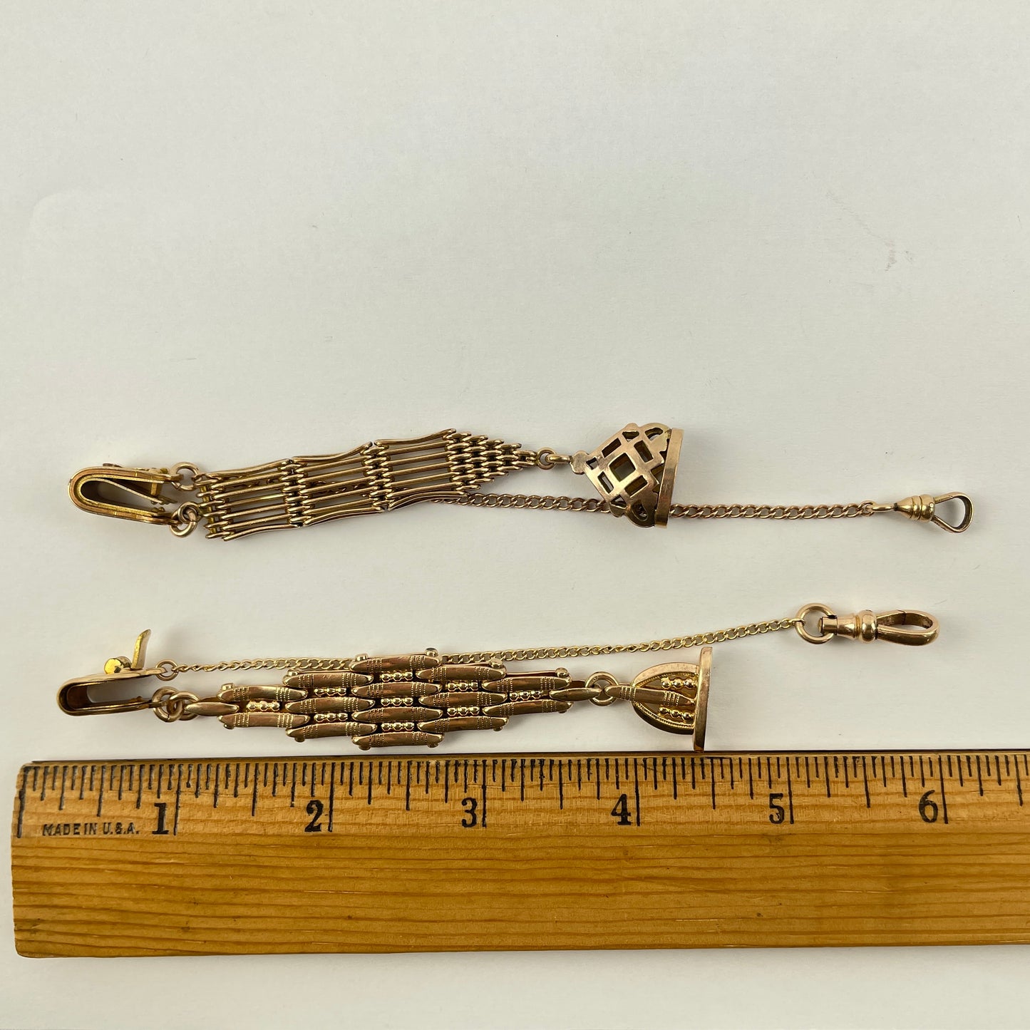 Feb Lot 113- Men’s Victorian Antique YGF Pocket Watch Fobs