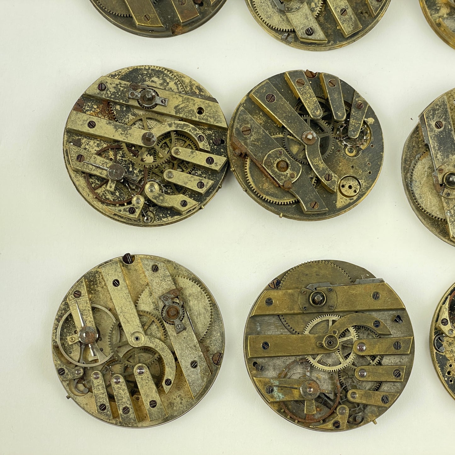 Feb Lot 118- Swiss "Bar" Style Pocket Watch Movements (15)
