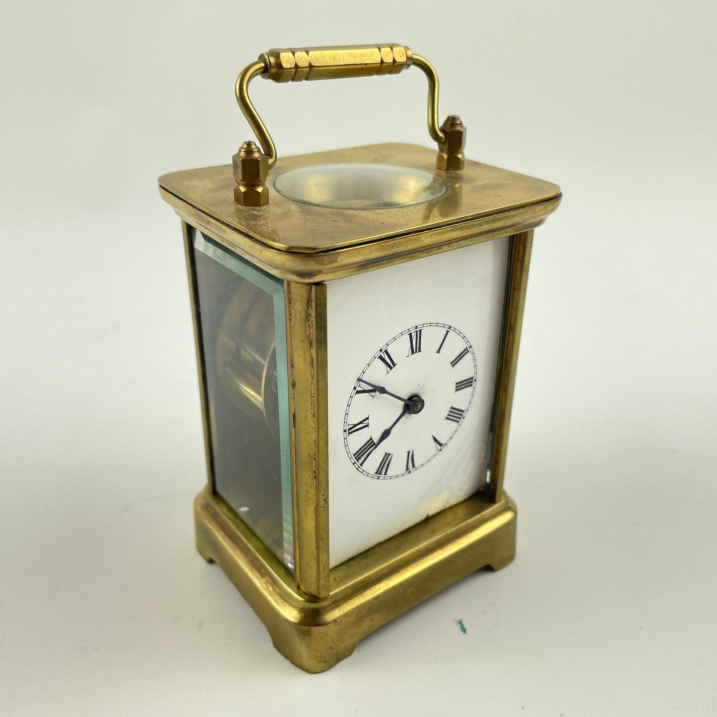 Feb Lot 120- Waterbury Carriage Clock