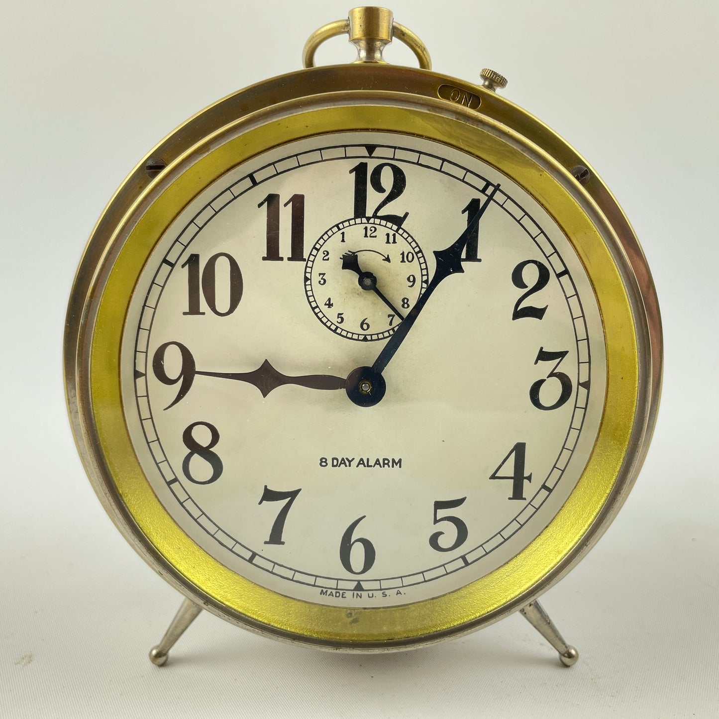 Feb Lot 126- 8-Day Alarm Clock