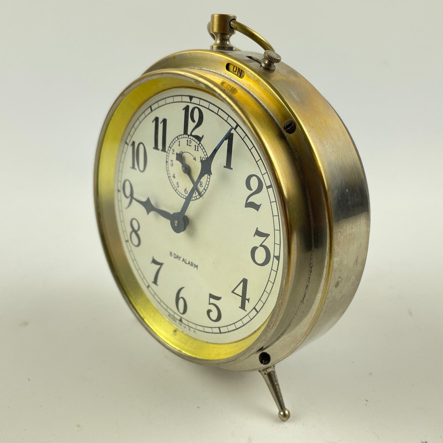 Feb Lot 126- 8-Day Alarm Clock