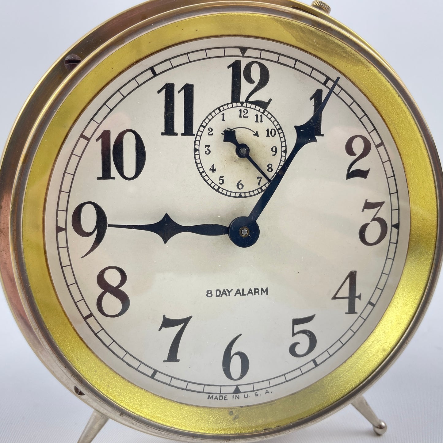 Feb Lot 126- 8-Day Alarm Clock