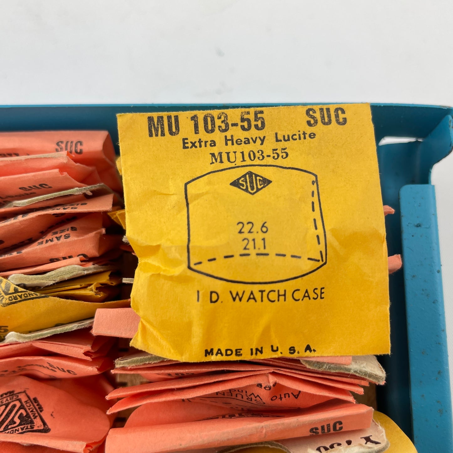 Feb Lot 10- NOS SUC Fancy Wristwatch Crystal Tray 1