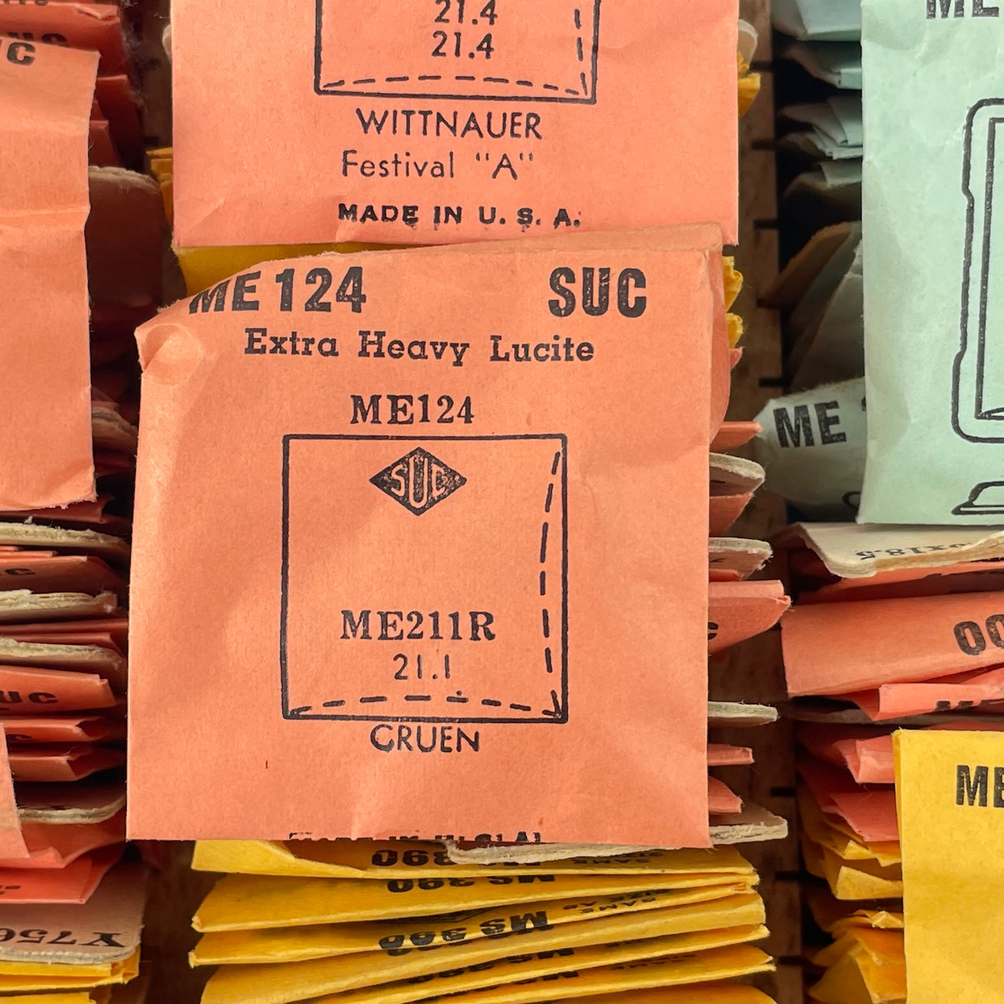 Feb Lot 127- NOS SUC Fancy Wristwatch Crystal Tray 4