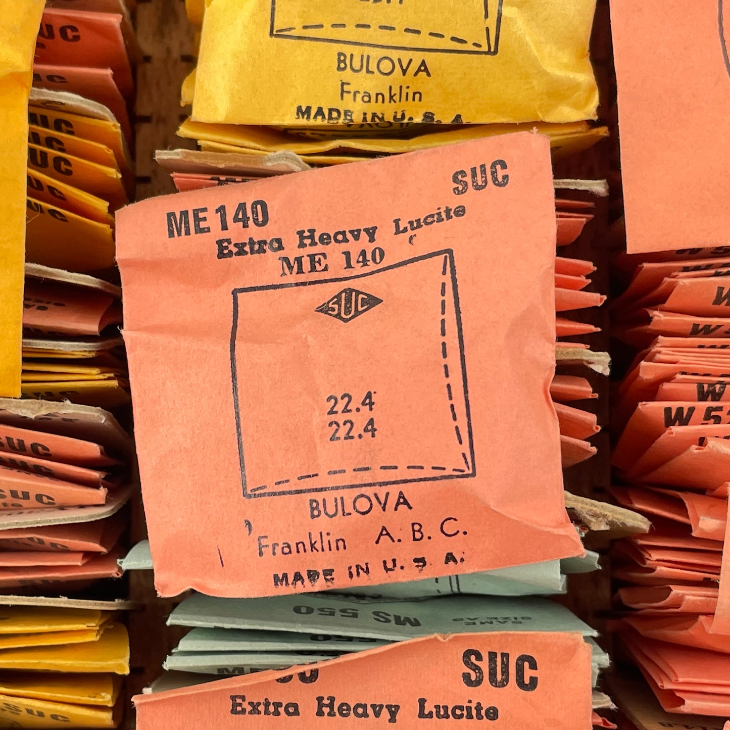 Feb Lot 127- NOS SUC Fancy Wristwatch Crystal Tray 4