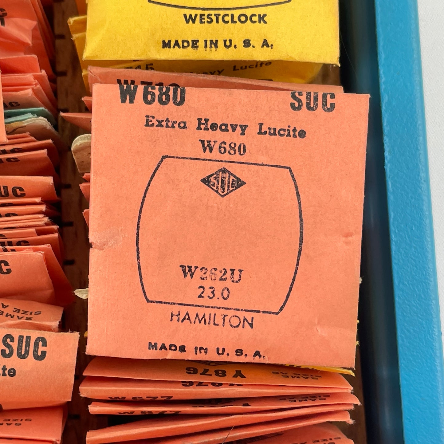 Feb Lot 127- NOS SUC Fancy Wristwatch Crystal Tray 4