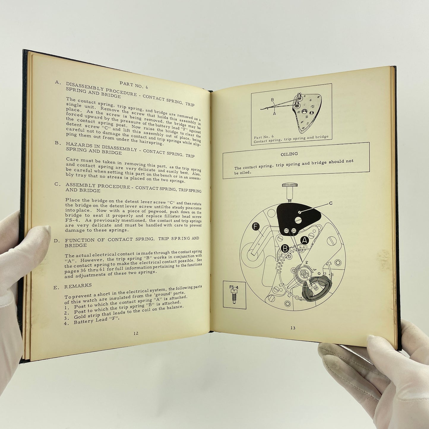 Feb Lot 93- Hamilton Electric Watch Repair Manual