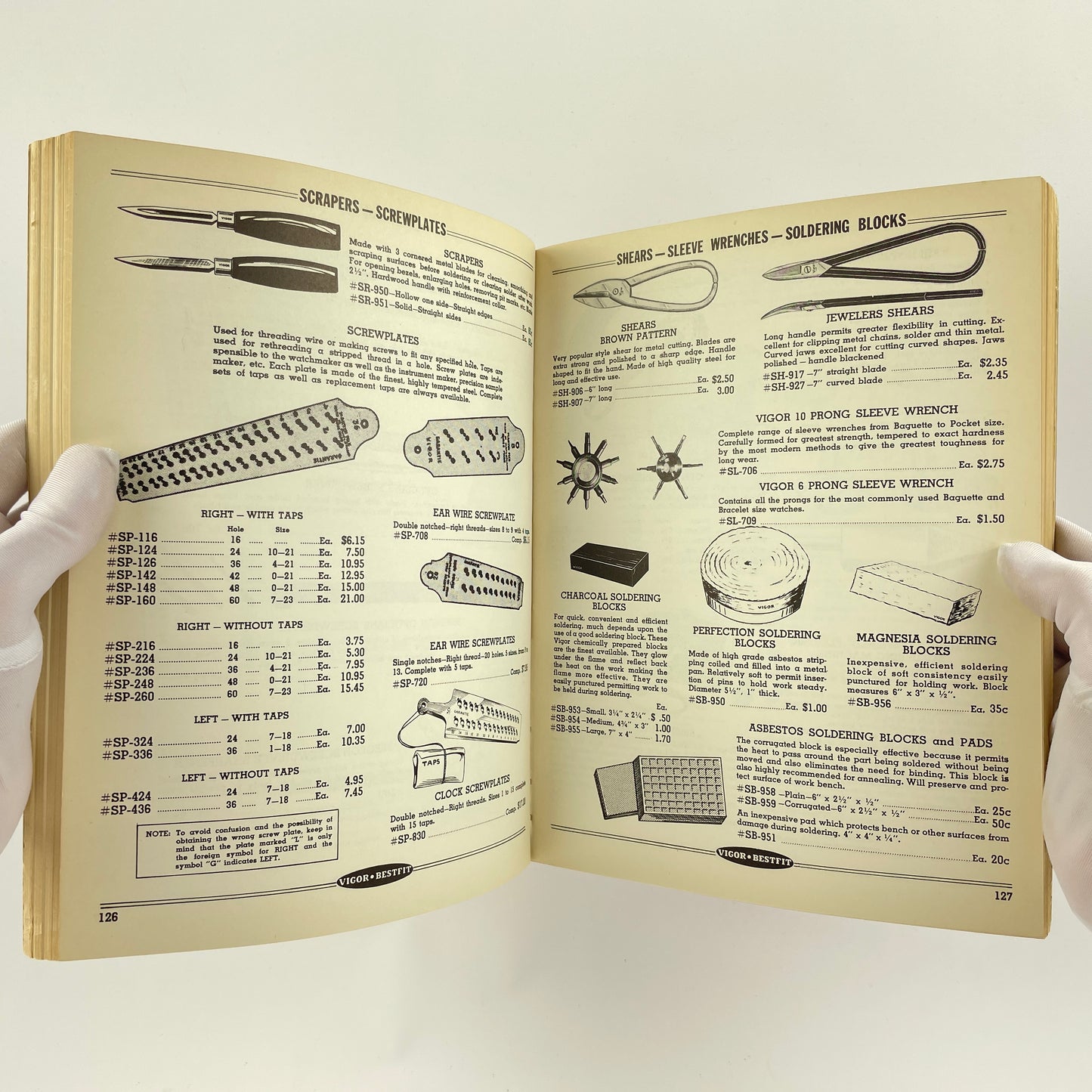 Feb Lot 28- Vigor-Bestfit Tools Supplies Equipment Catalog #107
