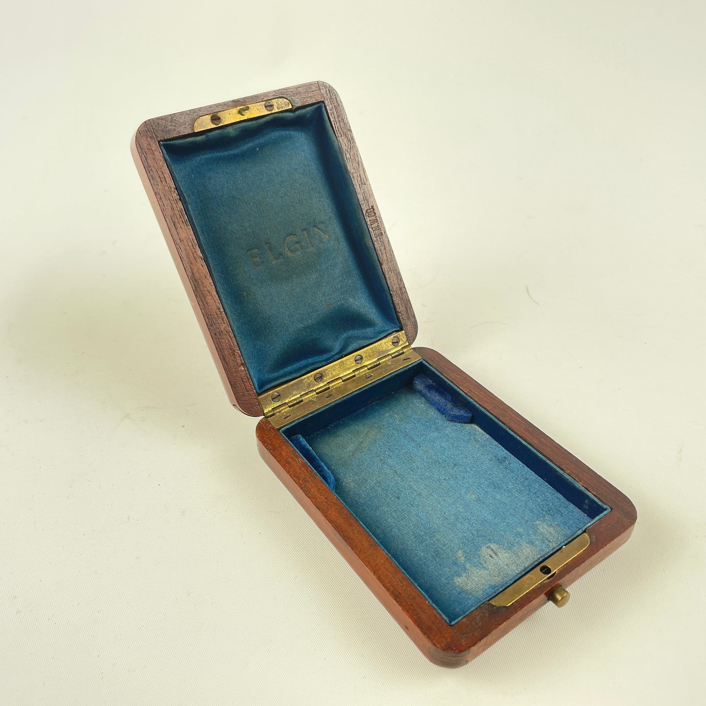 Lot 38- Vintage Elgin Wood Pocket Watch Box