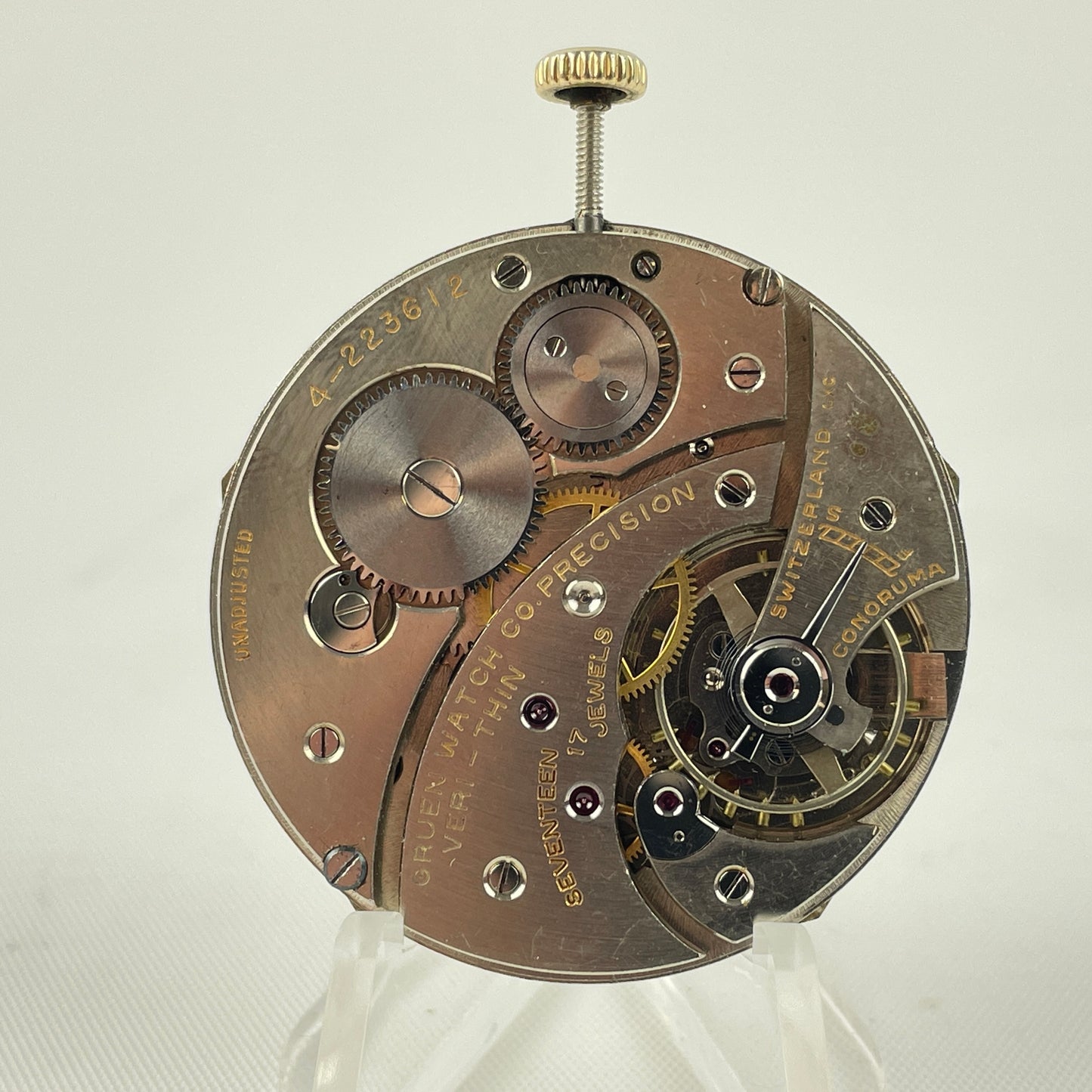 Lot 39- Gruen Veri-Thin Precision | 17 Ligne | 17J | Pocket Watch Movement