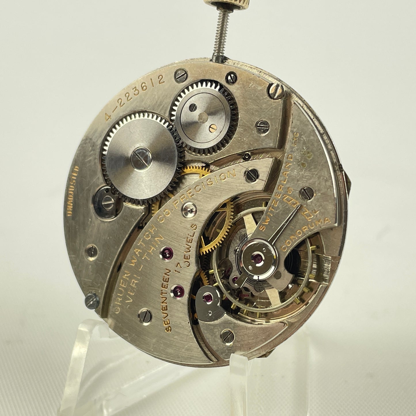 Lot 39- Gruen Veri-Thin Precision | 17 Ligne | 17J | Pocket Watch Movement
