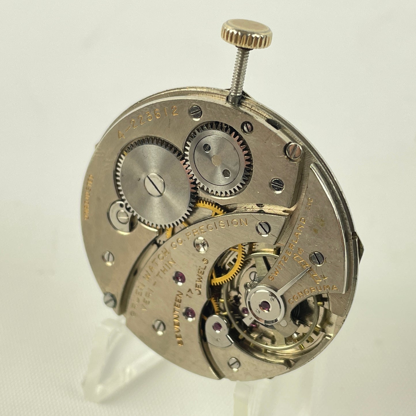 Lot 39- Gruen Veri-Thin Precision | 17 Ligne | 17J | Pocket Watch Movement