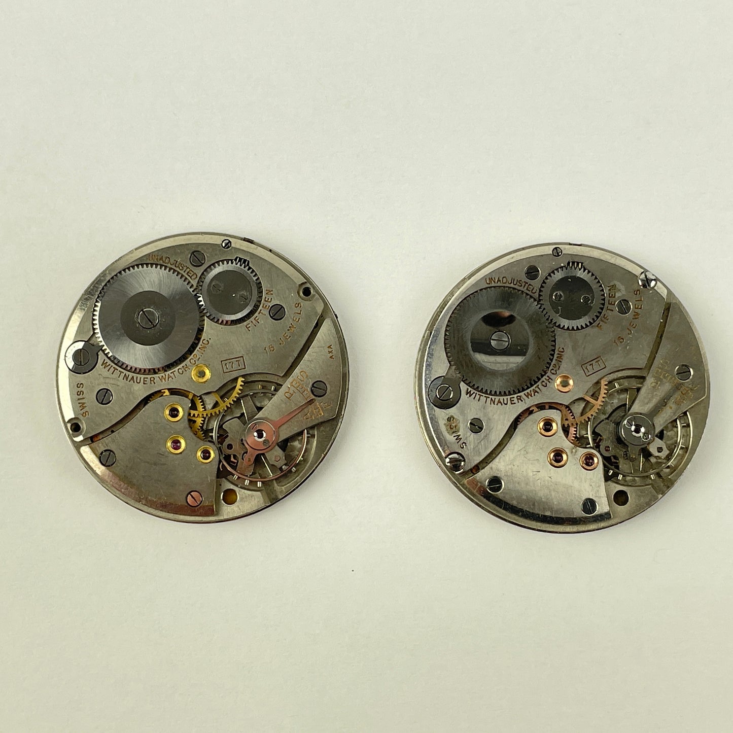 Lot 77- Wittnauer |17 Ligne | 15J | Pocket Watch Movements