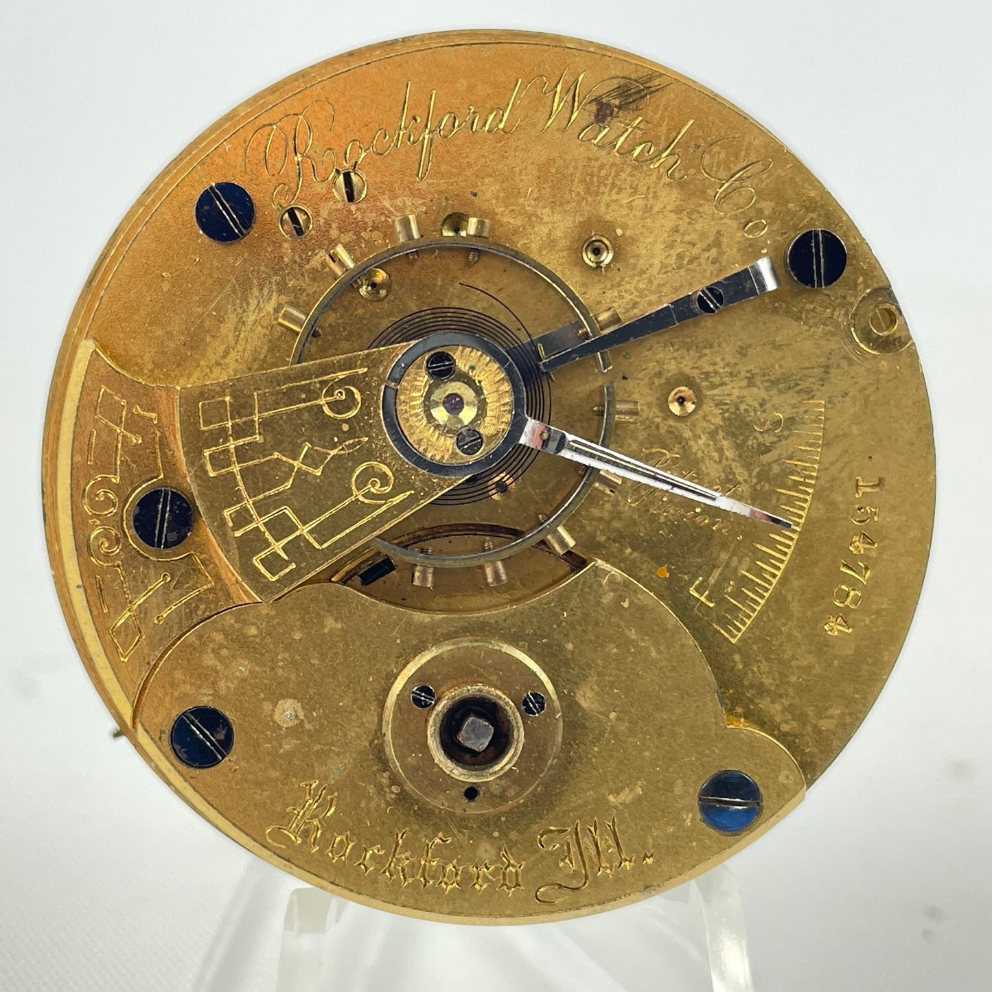 Lot 34- Rockford | 18S | 7J | Pocket Watch Movement