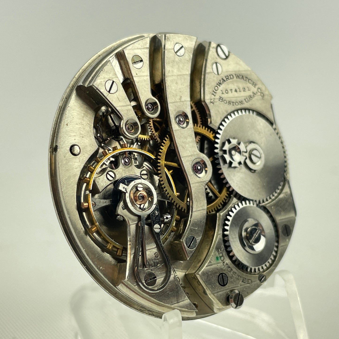 Lot 1- E. Howard | 12S | 17J | Pocket Watch Movement