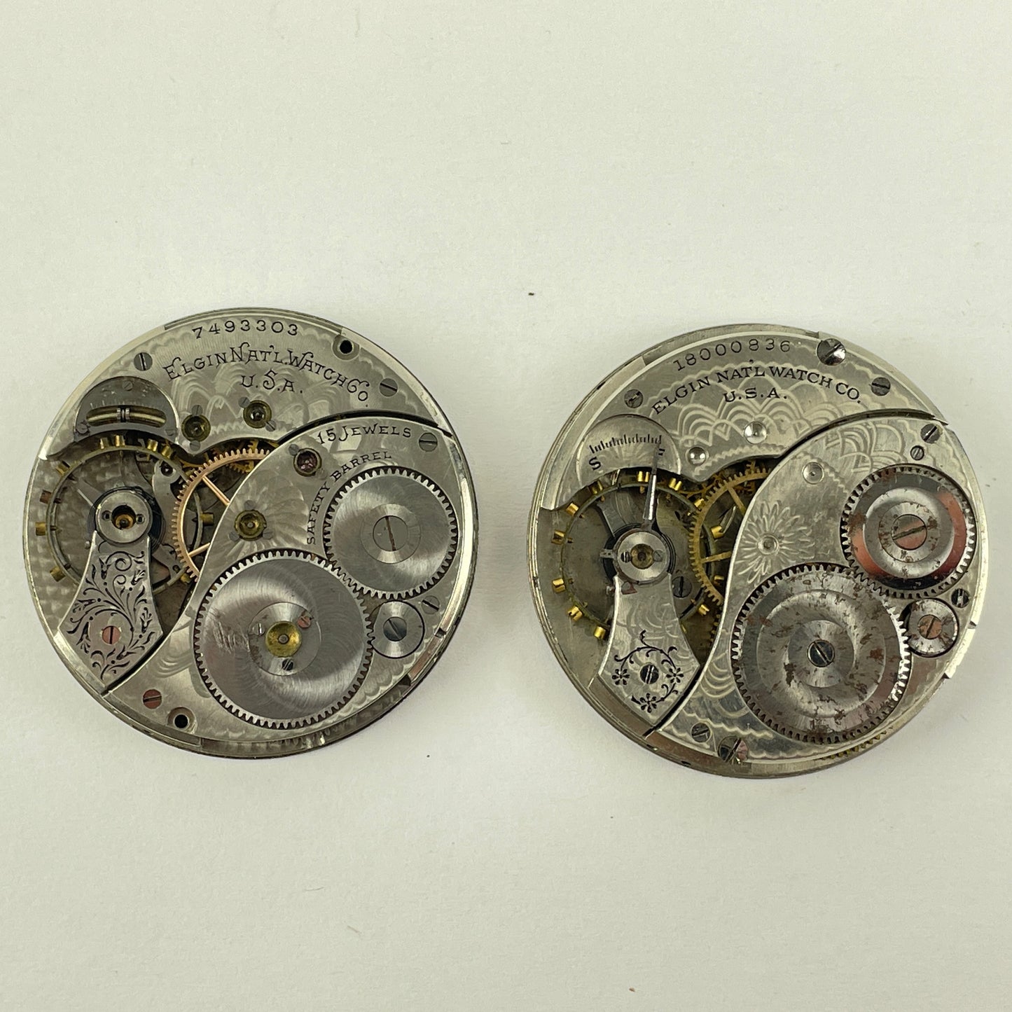 Lot 108- Elgin | 12S | Pocket Watch Movements