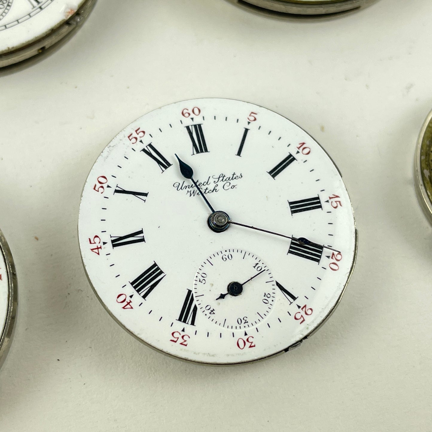 Lot 27- Elgin | Hampden | Waltham Pocket Watch Movement Assortment