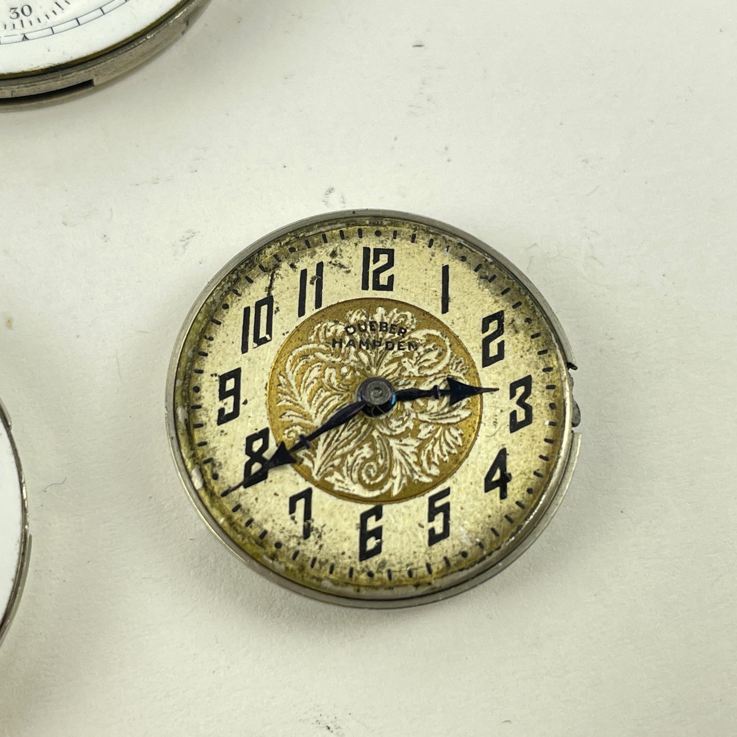 Lot 27- Elgin | Hampden | Waltham Pocket Watch Movement Assortment