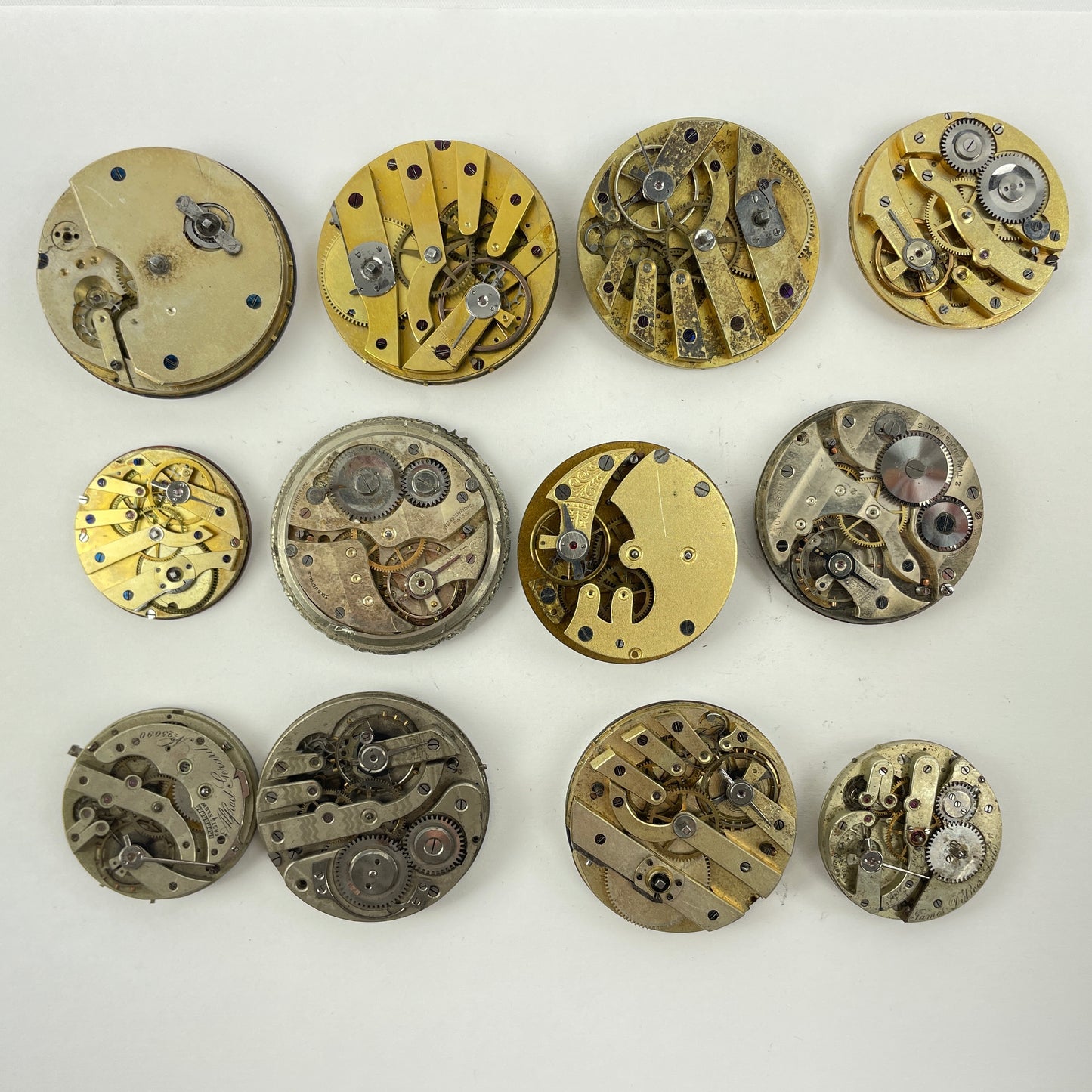 Lot 72- Swiss Pocket Watch Movement Assortment