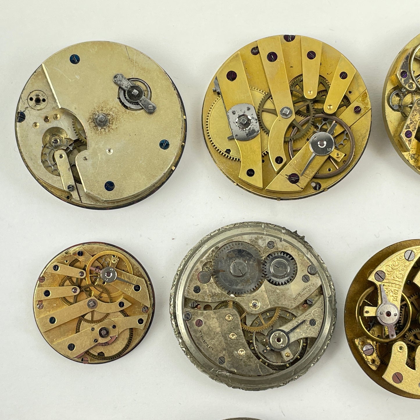Lot 72- Swiss Pocket Watch Movement Assortment
