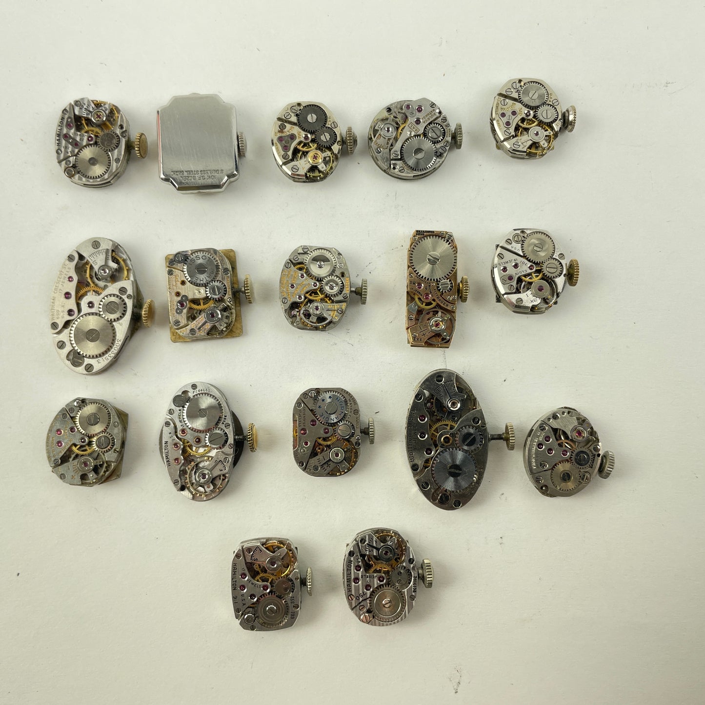 Lot 50- American & Swiss Wristwatch Movement Assortment