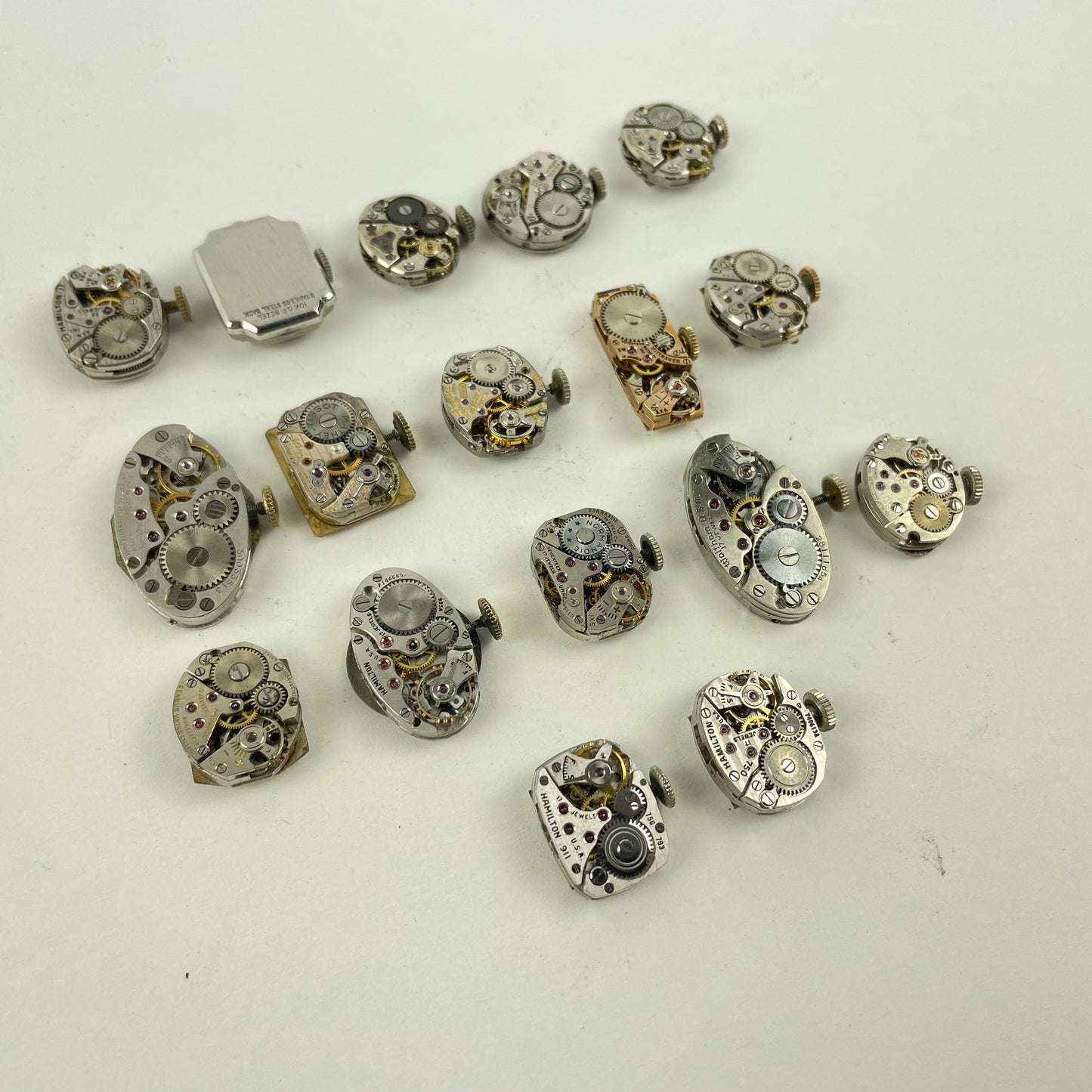 Lot 50- American & Swiss Wristwatch Movement Assortment