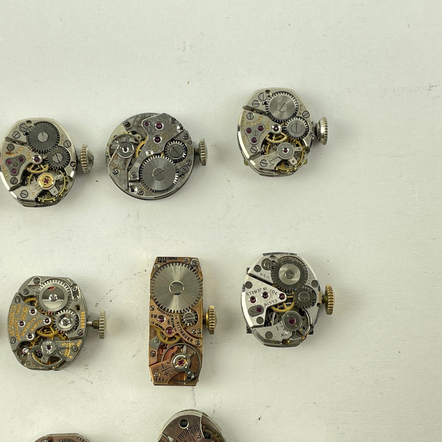 Lot 50- American & Swiss Wristwatch Movement Assortment