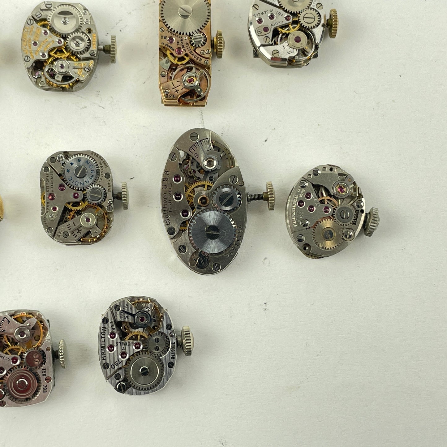 Lot 50- American & Swiss Wristwatch Movement Assortment