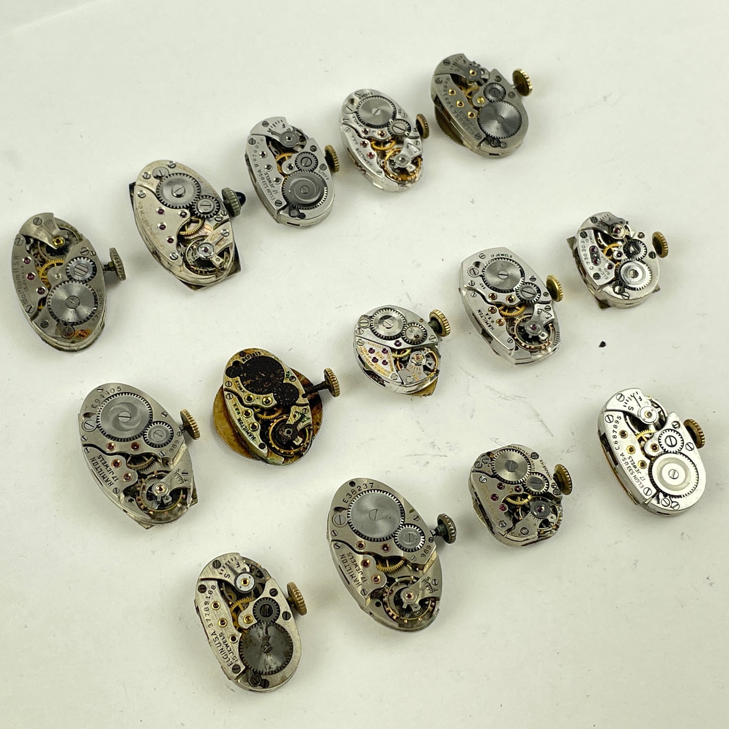 Lot 97- American & Swiss Wristwatch Movement Assortment