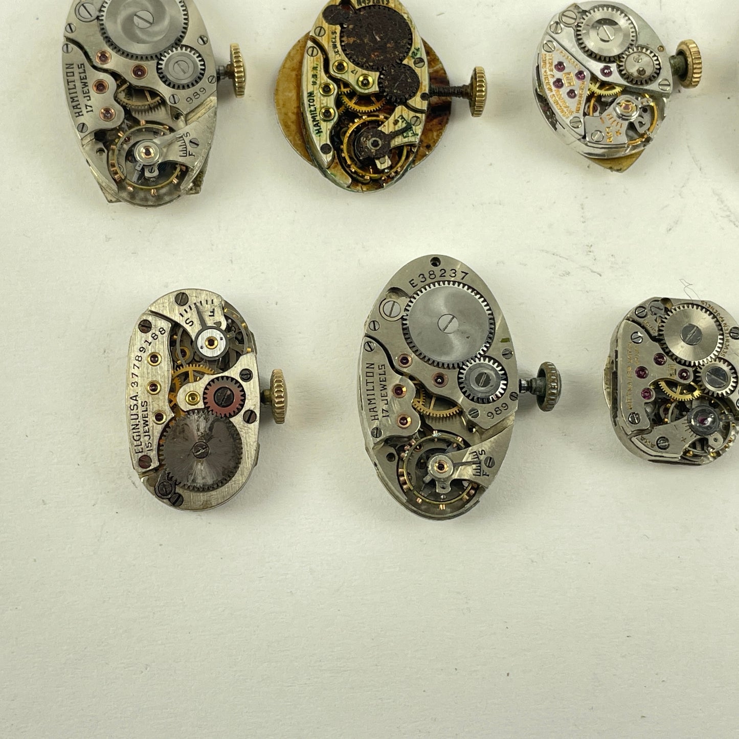 Lot 97- American & Swiss Wristwatch Movement Assortment
