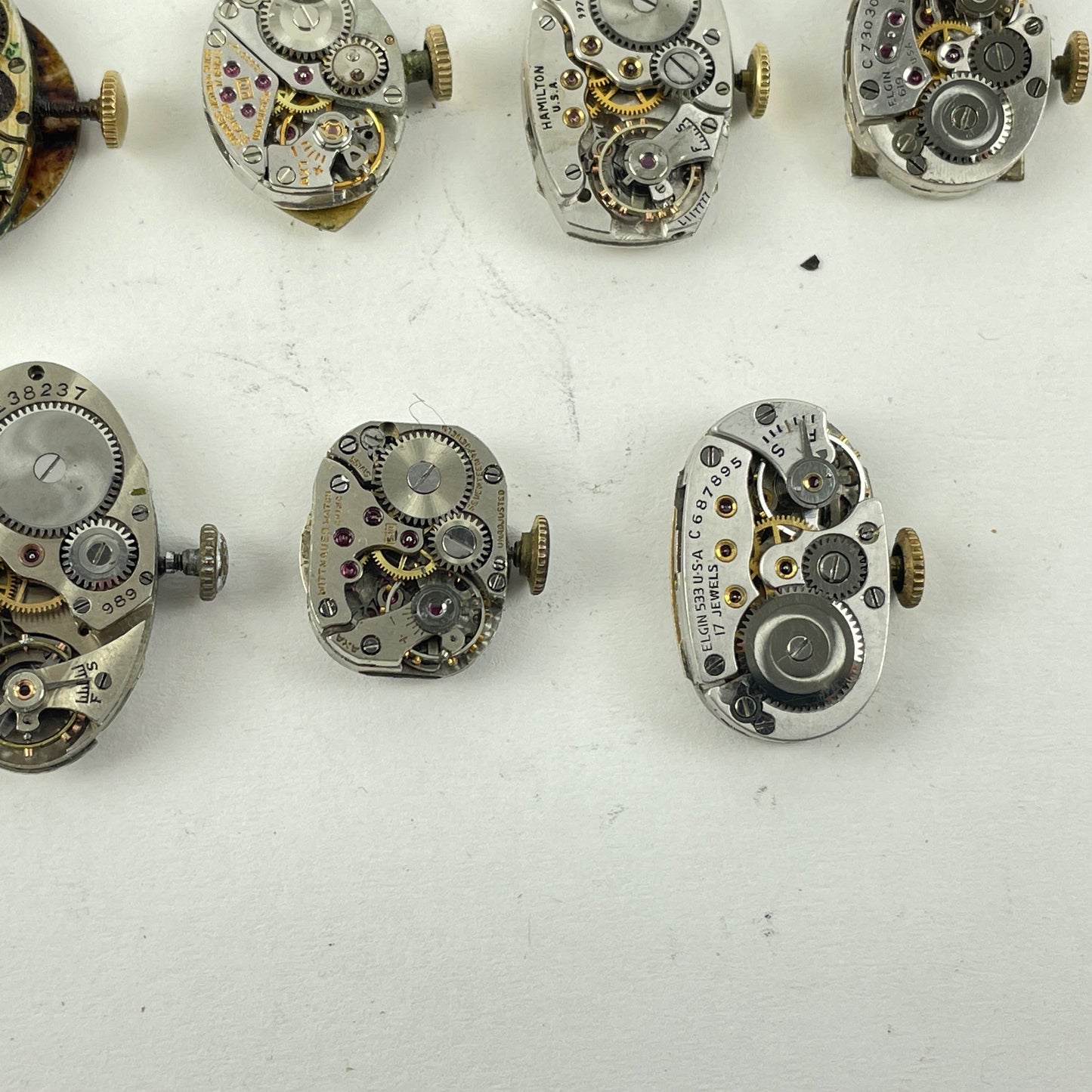 Lot 97- American & Swiss Wristwatch Movement Assortment