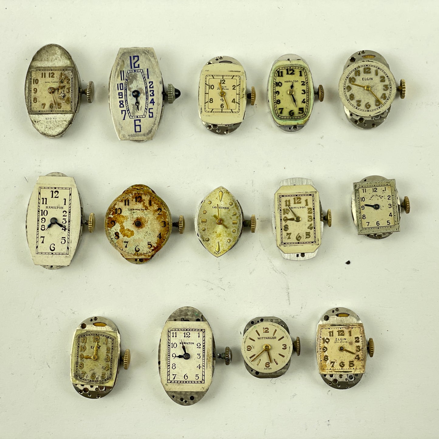 Lot 97- American & Swiss Wristwatch Movement Assortment