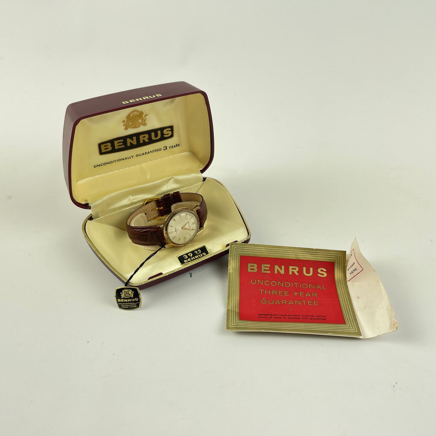 Lot 64- Benrus Men’s Boxed Wristwatch