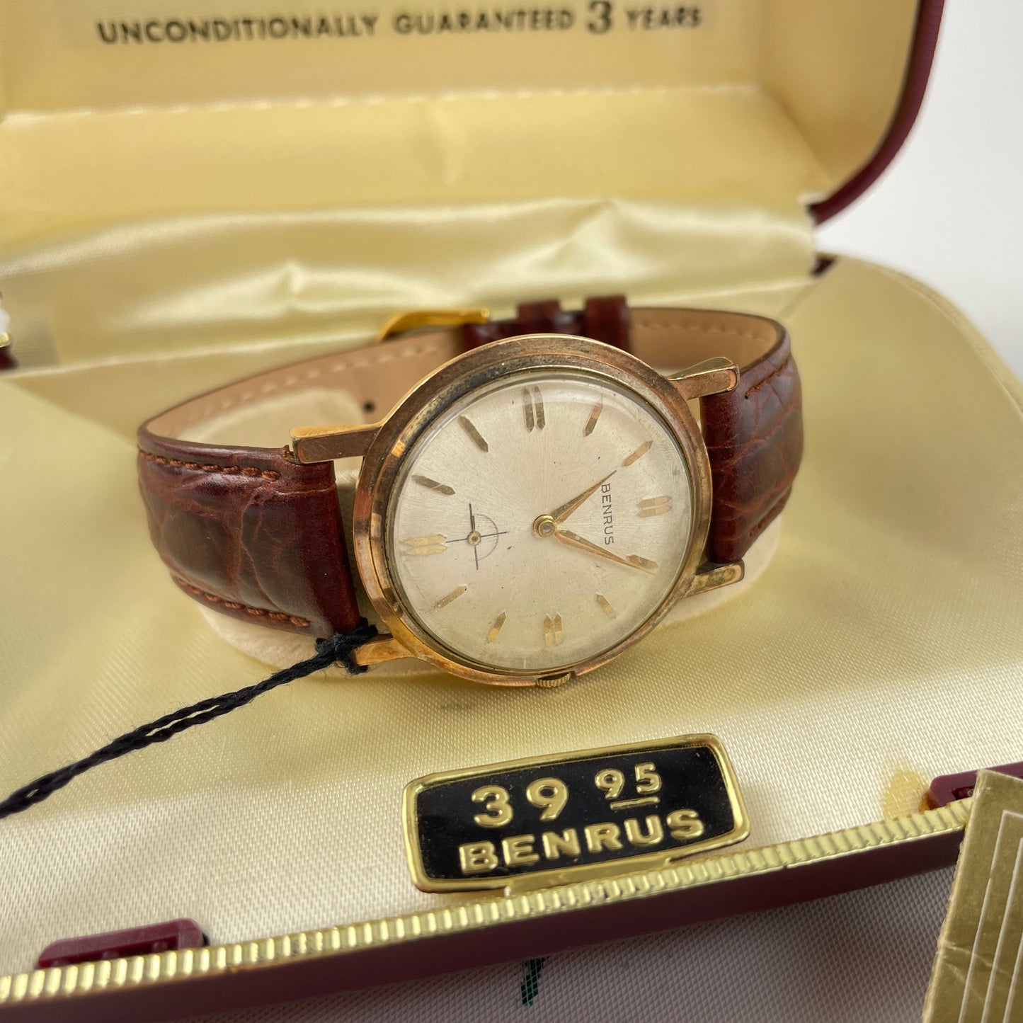 Lot 64- Benrus Men’s Boxed Wristwatch