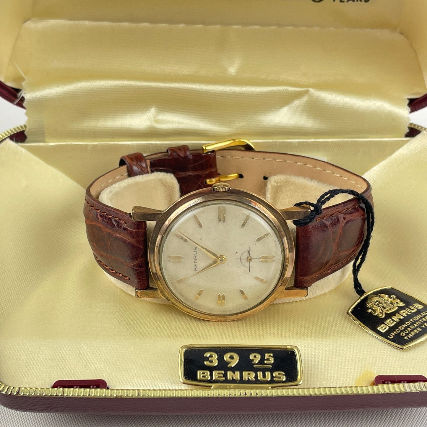 Lot 64- Benrus Men’s Boxed Wristwatch