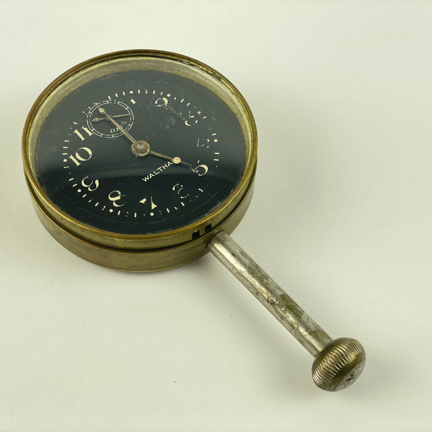 Lot 48- Waltham 8-Day Car Clock