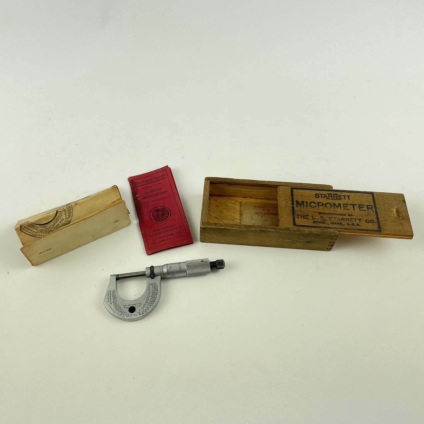 Lot 112- Vintage Starrett No. 230 Micrometer