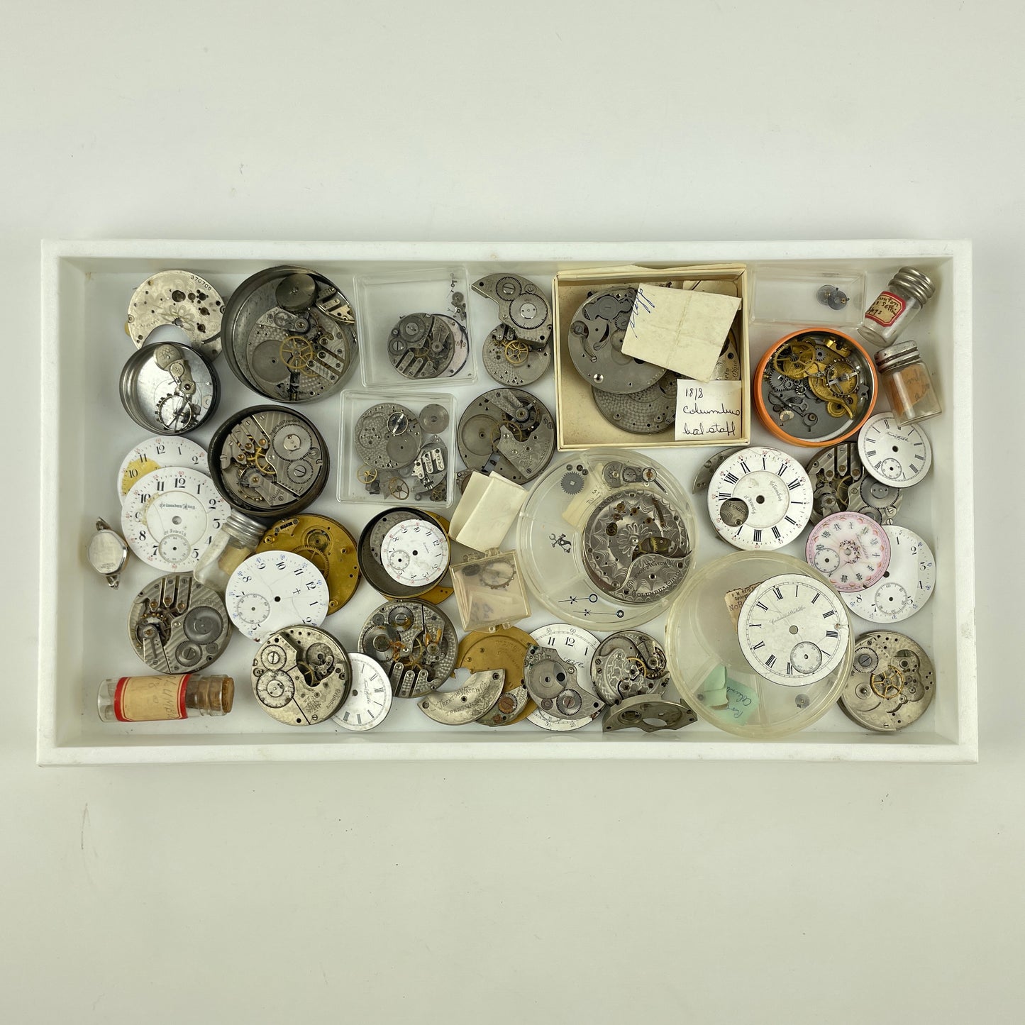 Lot 52- American Pocket Watch Tray