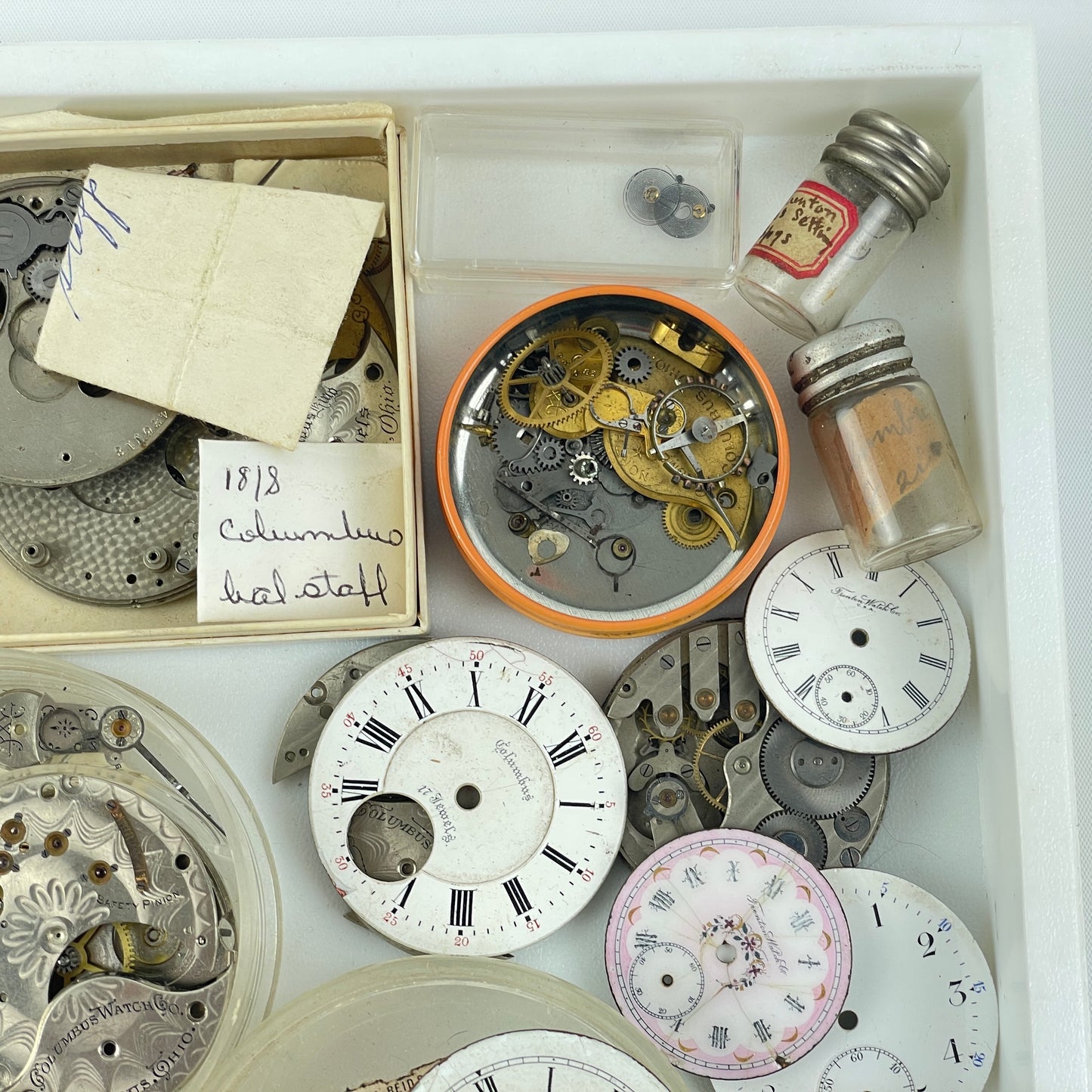 Lot 52- American Pocket Watch Tray