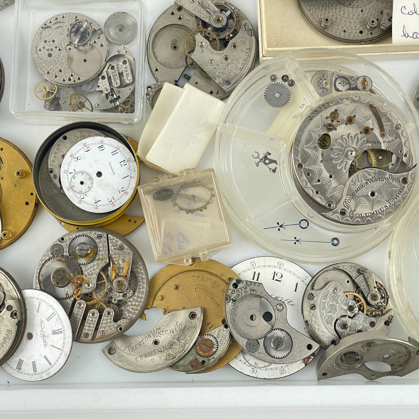 Lot 52- American Pocket Watch Tray