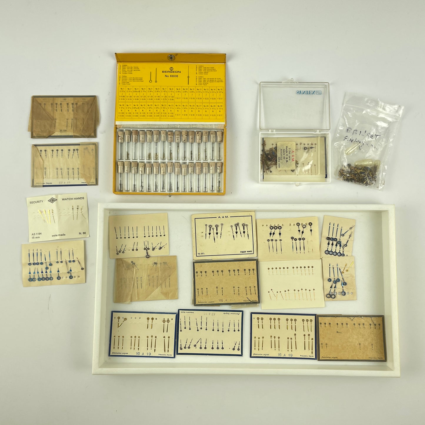 Lot 71- Pocket & Wristwatch Hand Assortment