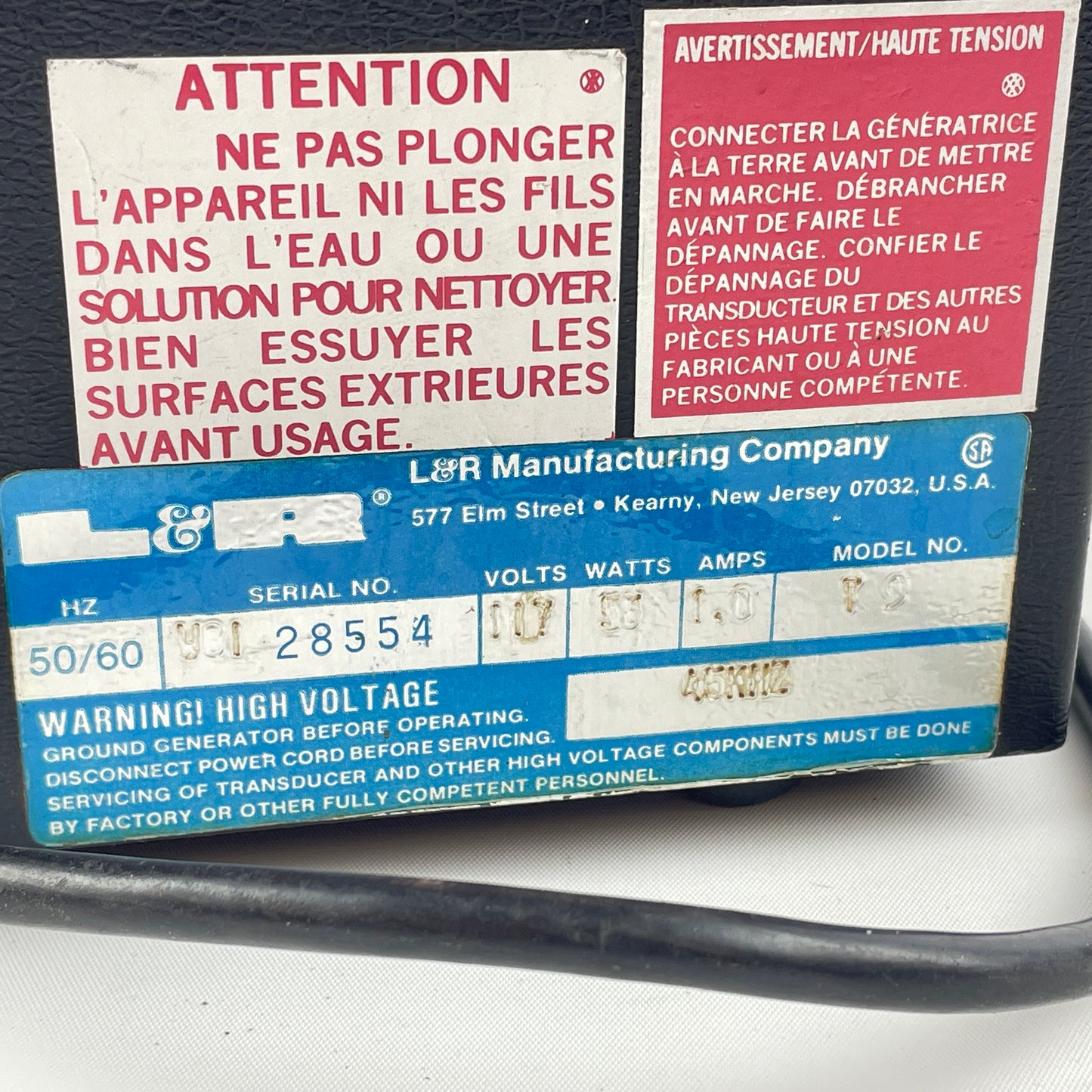 Lot 73- L & R T9 Ultrasonic Cleaner