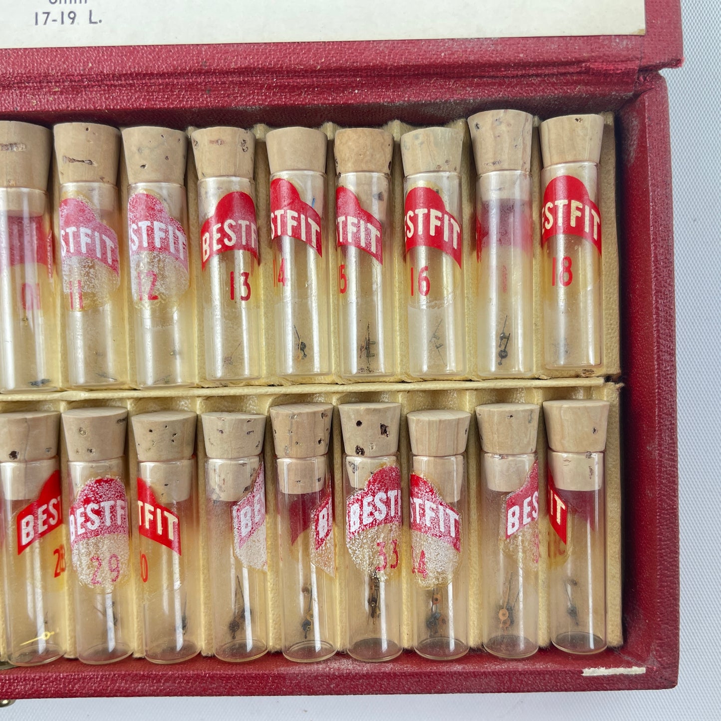 Lot 2- Bestfit Assortment No. 175 Metric Blue and Gilt Second Hands