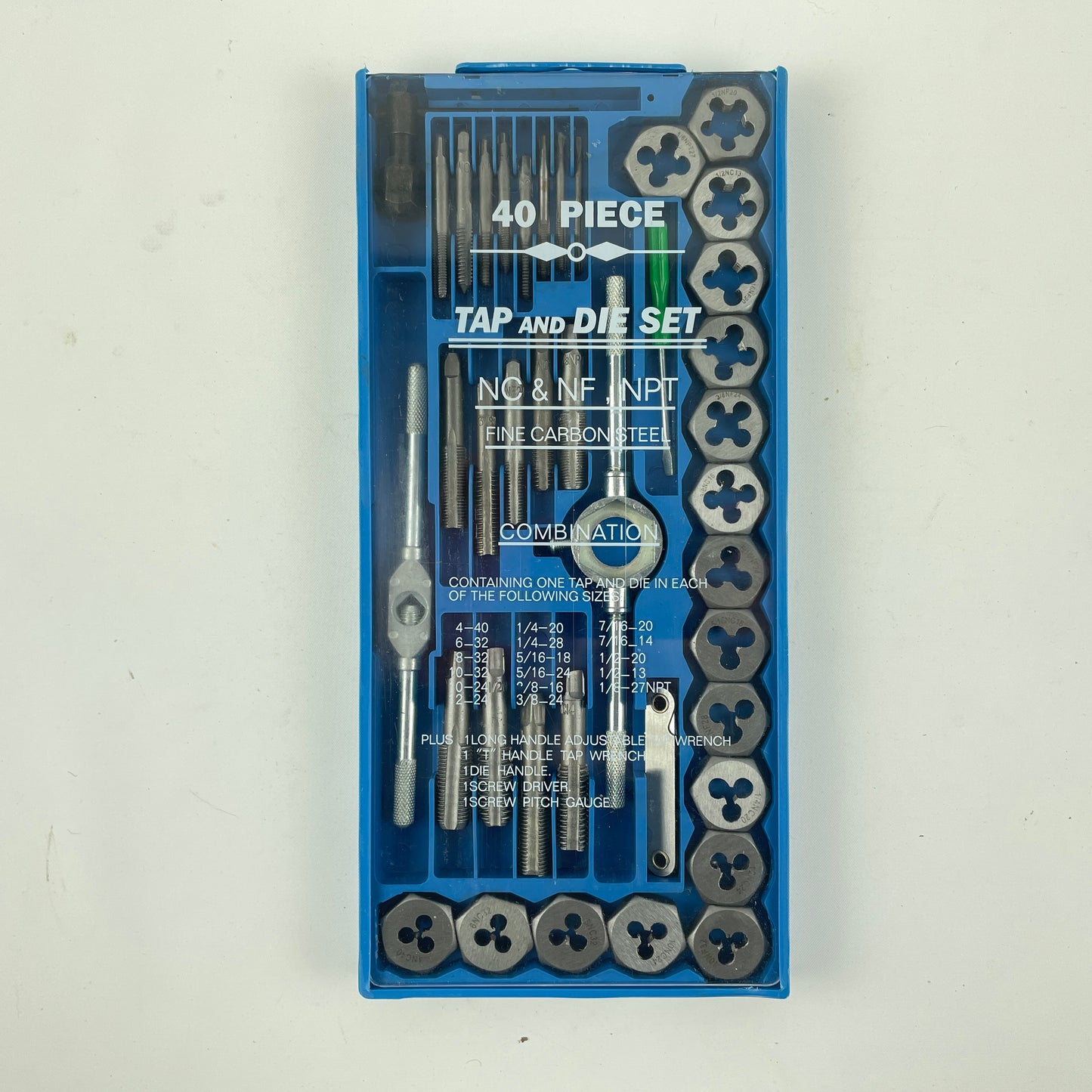Lot 107- SAE 40 Piece Tap and Die Set