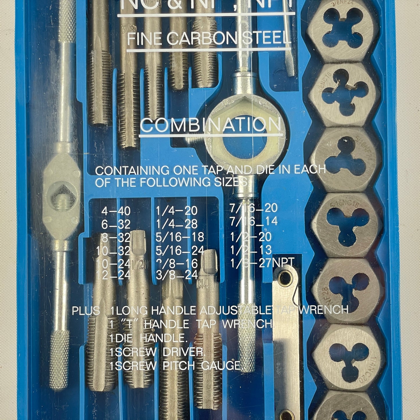 Lot 107- SAE 40 Piece Tap and Die Set